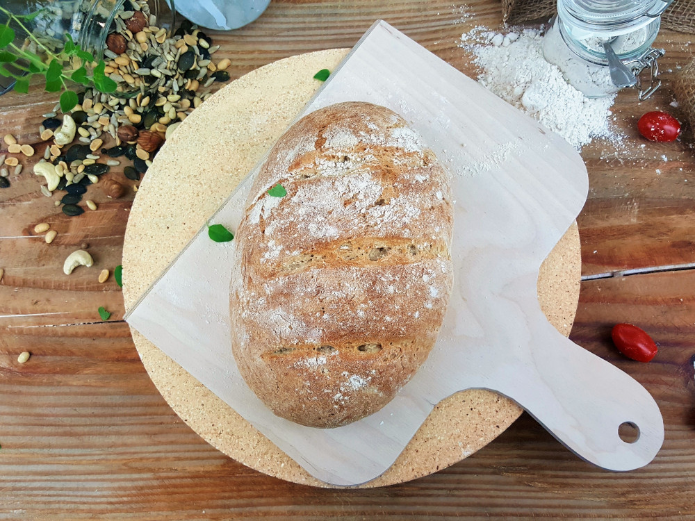 Knuspriges Bauernbrot auf Brotbackstein backen » Rezepte