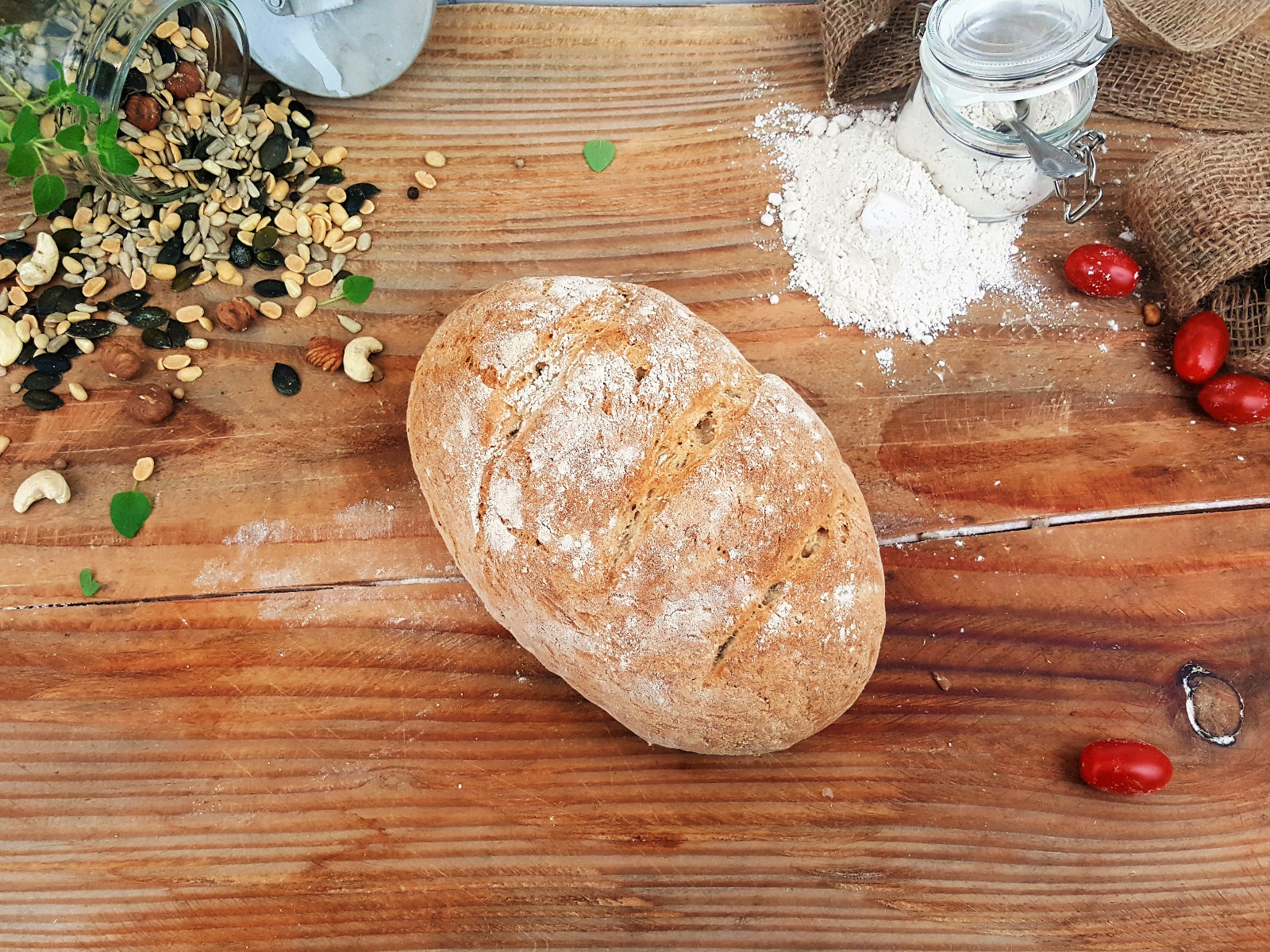 Knuspriges Bauernbrot auf Brotbackstein backen » Rezepte