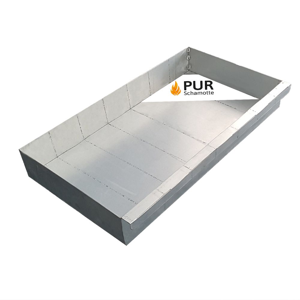 Aschekasten Edelstahl 488 x 370 x 61 mm  Aschebehälter Grill Kohlekasten 
