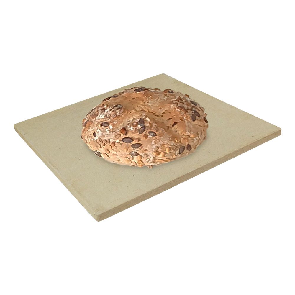 Keramik PUR Schamotte Brotbackstein 400x300x20mm
