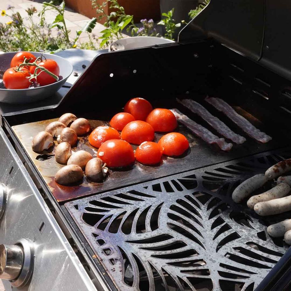 Grillplatte aus Stahl 46 2 x 16 6 cm fur Char Broil