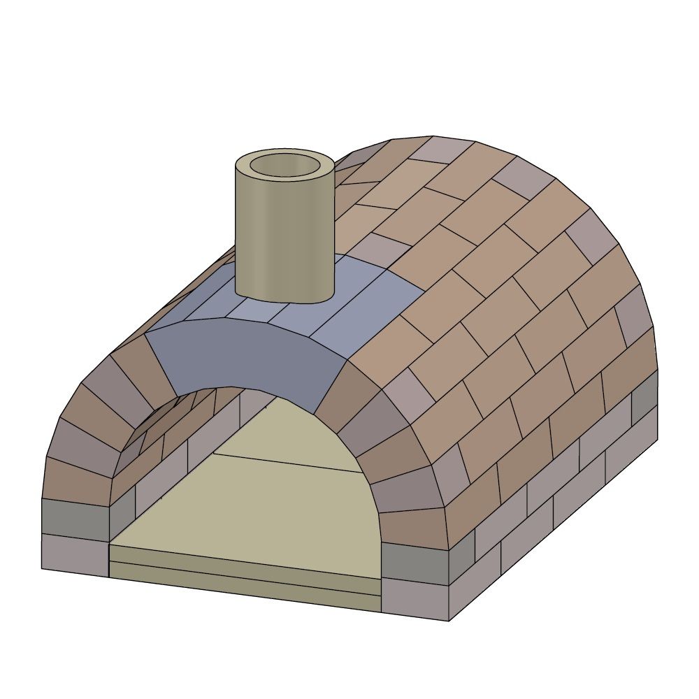 Pizzaofen Bausatz Toskana Basic Anleitung Schamotte Shop