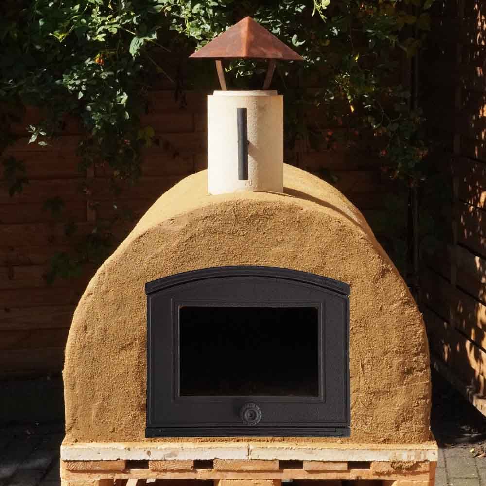 Pizzaofen Bausatz Toskana Premium mit Lehmputz