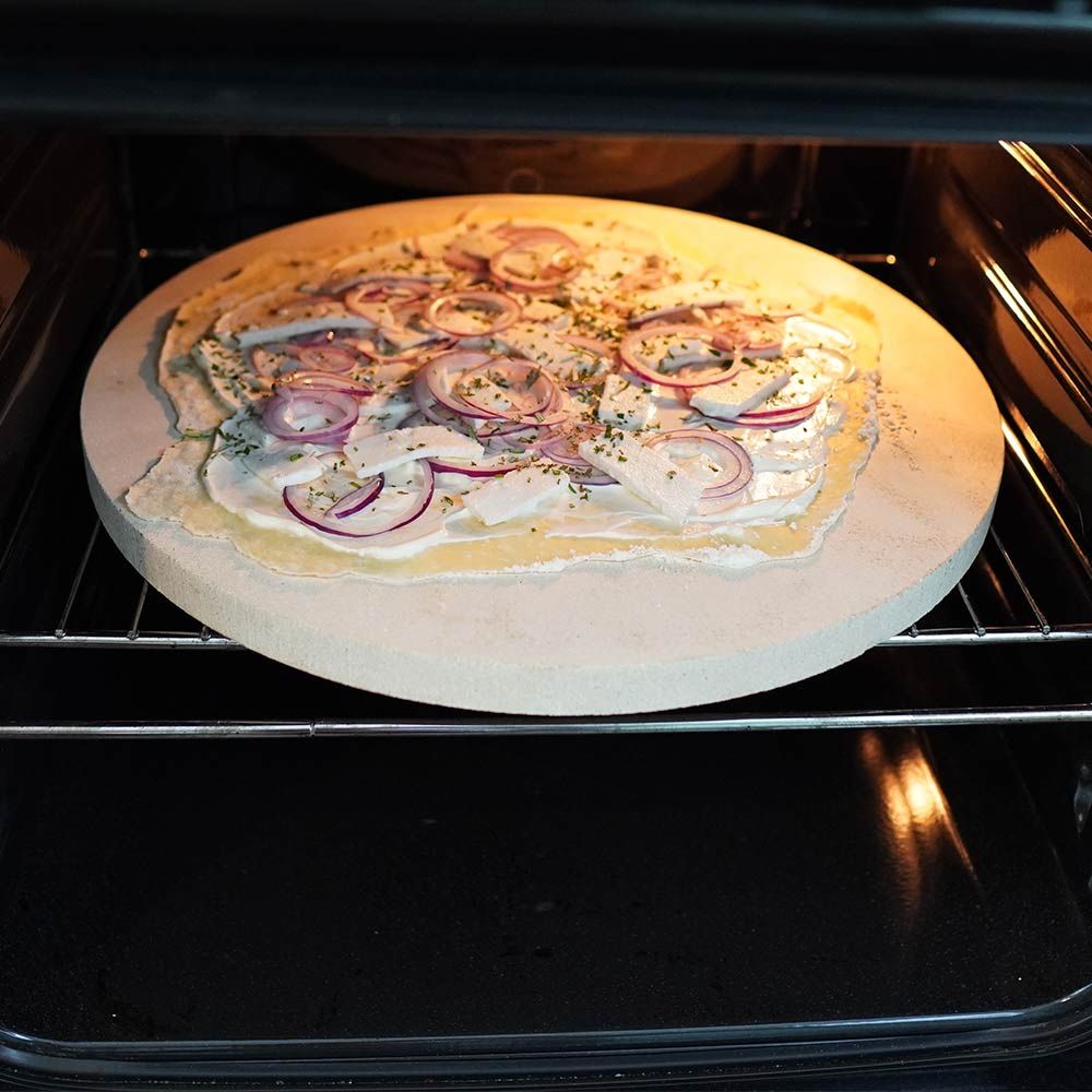 PUR Schamotte Pizzastein rund /Ø 190x30mm