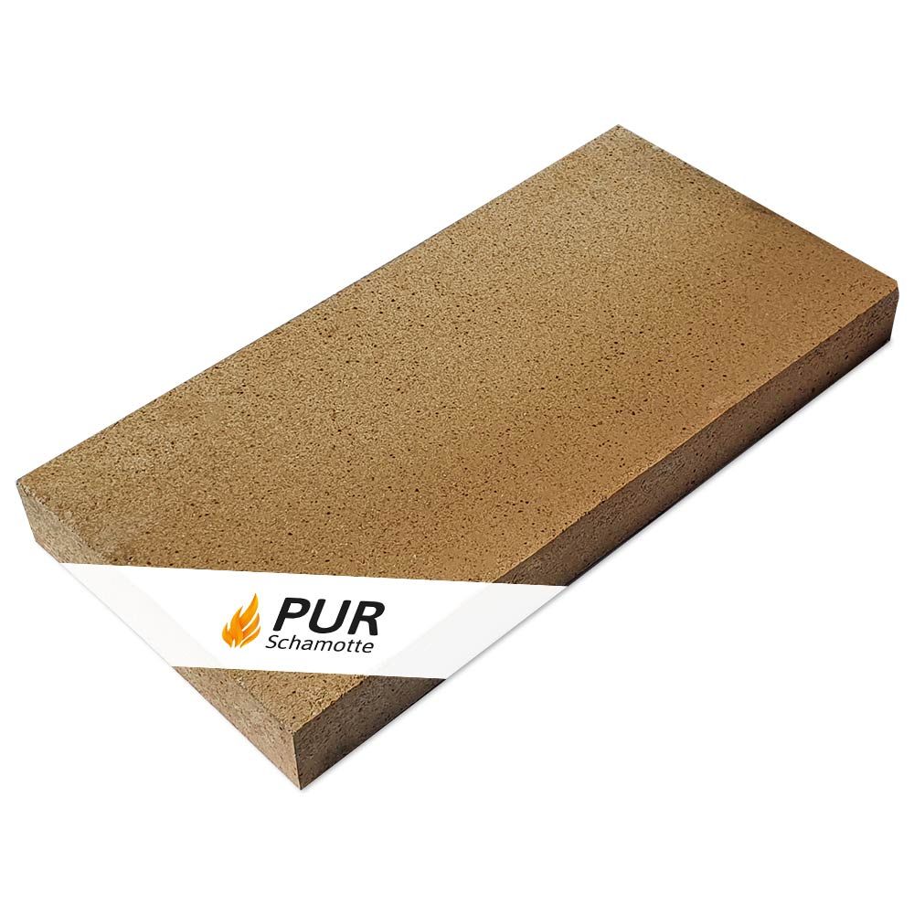 Schamotteplatten 2 Stück 40 X 30 X 3 Cm Schamottstein Schamotte Kamin