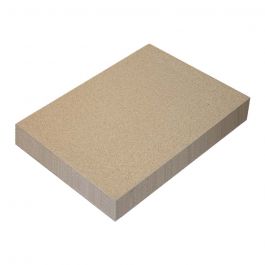 Vermiculite Platte 500 x 300 x 40mm Dicke 40mm Schamotte Ersatz Feuerraum 