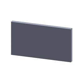 Heizgasumlenkplatte 349x190x20mm Fireplace
