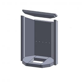 Vermiculite Feuerraumauskleidung Für Justus Faro Kaminöfen - 8-teiliges Set