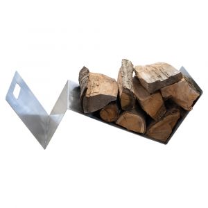 Holzlager / Feuerholzregal Shelf » aus Edelstahl