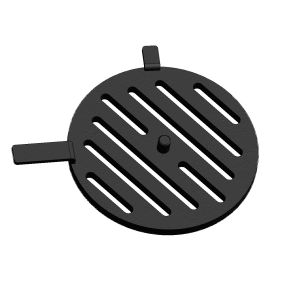 Kaminrost / Ascherost Ø 185x10mm passend für Wamsler**