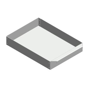 Aschekasten aus Stahlblech 225x305x50mm | Caminos Achat** | Flamado | Schamotte-Shop.de