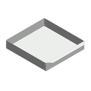 Aschekasten aus Stahlblech 275x287x50mm | Caminos** | Flamado | Schamotte-Shop.de