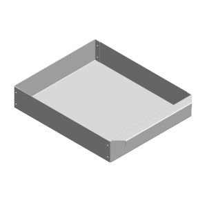 Aschekasten aus Stahlblech 245x290x55mm  Königshütte Pavo  Flamado  Schamotte-Shop.de