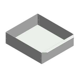 Aschekasten aus Stahlblech 280x315x85mm | Olsberg Genesis 6** | Flamado | Schamotte-Shop.de