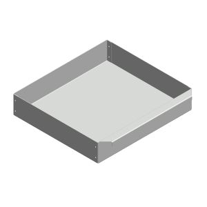 Aschekasten aus Stahlblech 280x310x60mm | Olsberg Inari Vardö** | Flamado | Schamotte-Shop.de