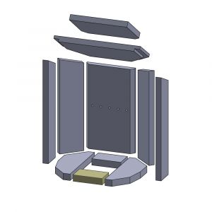 Bodenstein vorne/hinten 135x81x30mm » Oranier** Kiruna 6 B