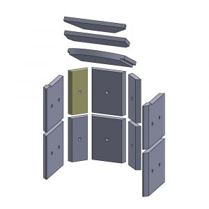 Wandstein 230x105x25mm » passend für Wodtke**