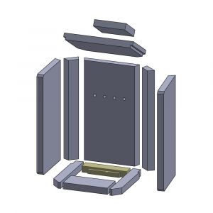 Bodenstein hinten 212x55x30mm » Wodtke**