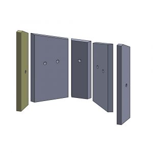 Wandstein vorne links 435x121x25mm » Wodtke** Jami