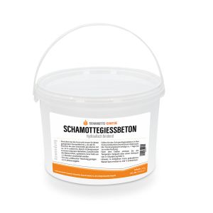 Schamottegiessbeton (hydraulisch) 3kg Schamotte-Shop.de