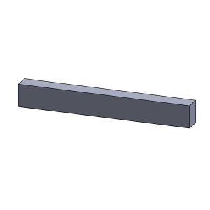 Bodenstein hinten 208x27x20mm (Vermiculite) passend für Rais 80 **