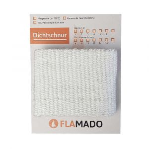 Dichtband flach keramisch 100x2mm 4m | Flamado | Schamotte-Shop.de