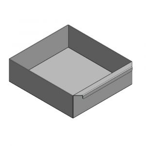 Aschekasten aus Stahlblech verzinkt 297 x 275 x 91 mm | Olsberg** | Flamado | Schamotte-Shop.de