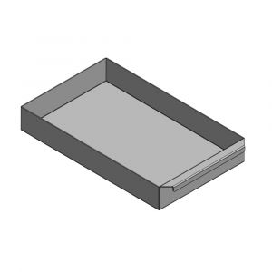 Aschekasten aus Stahlblech verzinkt 447x275x65 mm | Olsberg** | Flamado | Schamotte-Shop.de