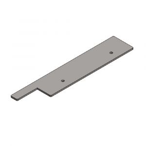 Halterung für Seitenstein 230x45x3mm » für Koppe** Kamine| günstig | schamotte-shop.de
