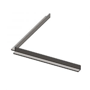 Halterung für Seitenstein 290x20x20mm » für Novaline** Kamine| günstig | schamotte-shop.de
