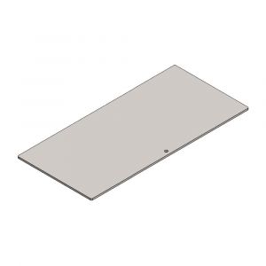 Heizgasumlenkplatte 400x188x4 mm » für Hark** Kamine| günstig | schamotte-shop.de
