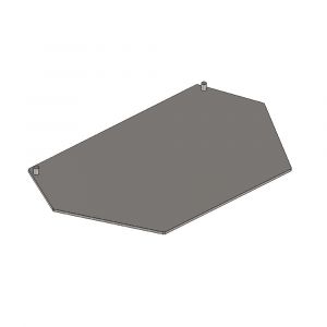 Heizgasumlenkplatte 430x250x35 mm » für Hark** Kamine| günstig | schamotte-shop.de
