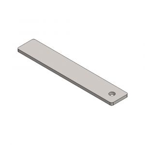 Luftregler/Schieber 119x21x3 mm » für Techfire** Kamine| günstig | schamotte-shop.de
