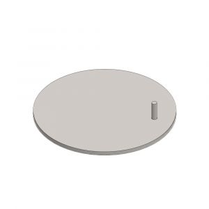 Rauchlochdeckel | Ø 167 x 5mm | passend für Haas+Sohn** |  schamotte-shop.de | Flamado