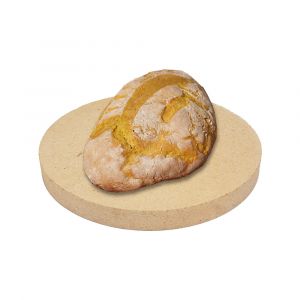 Brotbackstein rund Ø 31 x 3 cm Backstein ✓ lebensmittelecht ✓ PUR Schamotte ✓ Schamotte-Shop.de