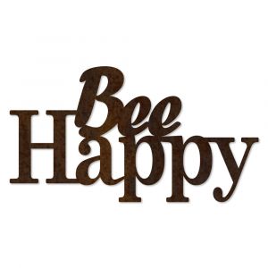 Aufhänger in Edelrost Bee Happy