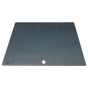 Grillplatte 41,5 x 48,0 cm aus Stahl, passend für Grillfürst**