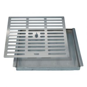 Grillwanne und Grillrost im Set 28 x 38 cm passend für WeGrill**