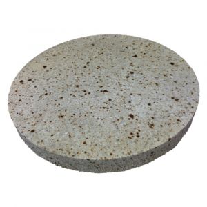 Sillimanitplatte rund Ø 290x30 | PUR Schamotte | Schamotte-Shop.de