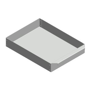Aschekasten aus Stahlblech 229x305x50mm | Caminos Neptun Thor** | Flamado | Schamotte-Shop.de