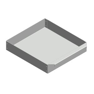 Aschekasten aus Stahlblech 270x235x50mm  Techfire  Flamado  Schamotte-Shop.de