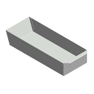 Aschekasten aus Stahlblech 300x275x45mm  Wamsler K144, K155  Flamado  Schamotte-Shop.de