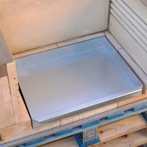 Aschekasten 400 x 400 x 40 mm im Gartengrill