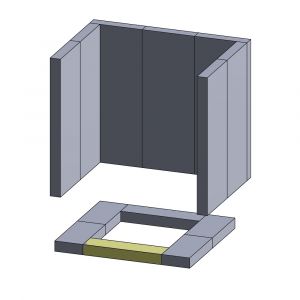 Bodenstein | Feuerraumauskleidung | Hark** | Schamotte-Shop.de