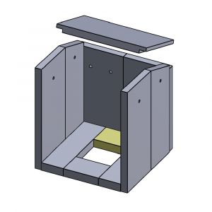 Bodenstein hinten/vorne Justus Lagos** | Feuerraumauskleidung | Schamotte-Shop.de