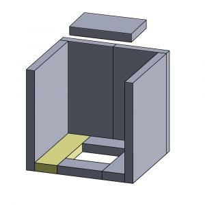 Bodenstein links rechts Justus Falun** | Feuerraumauskleidung | Schamotte-Shop.de
