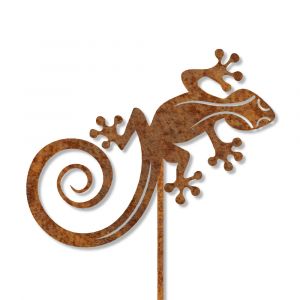 Edelrost Gecko Jimini mit Stecker