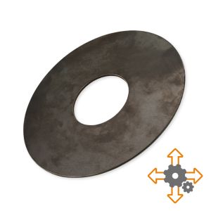 Feuerplatte  Grillplatte aus Stahl auf Maß Schamotte-Shop.de 
