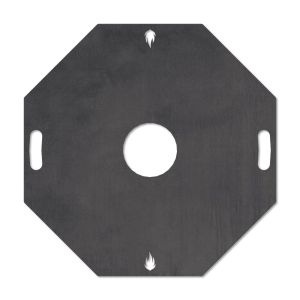 Feuerplatte Grillplatte Grillring für Feuertonne 8-eckig Ø 98 cm Schamotte-Shop.de