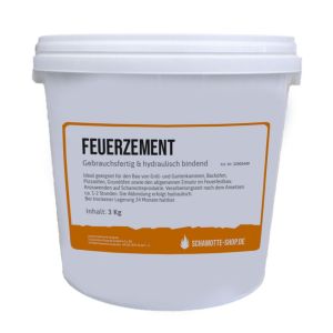 Feuerzement (hydraulisch) - 3kg Dose Schamotte-Shop.de